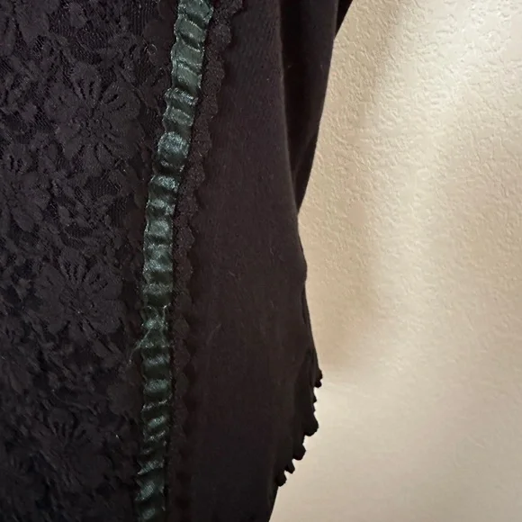 Faded Glory Black Lace Tank Top - Picture 3 of 4